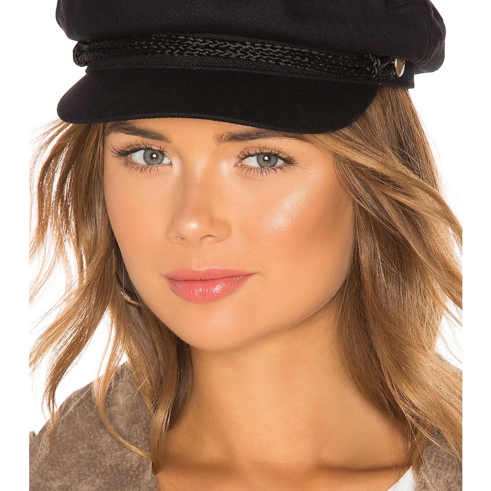 Brixton Black Newsboy Hat Classic Design